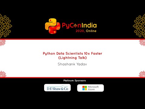 Lightning  Python Data Scientists 10x Faster