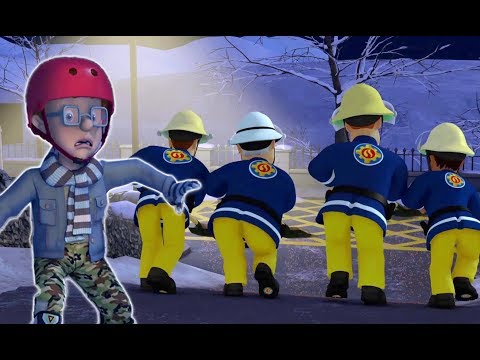 El problema del hielo de Norman! ❄️ Sam el Bombero en Espanol ❄️ Bomberos de navidad | Dibujos