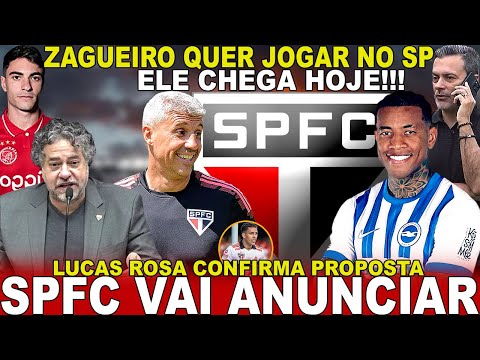 AGORA SIM NAÇÃO!!! SÃO PAULO PODE COMEMORAR! OFERTA CONFIRMADA | PARCERIA | CRESPO CHEGA HOJE E+