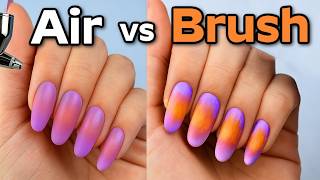 What Happened When I Used Air Instead of a Brush to do Nail Art ft. Saviland Kit