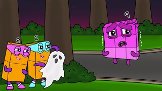 The terrible twos has a plan to scare Numberblocks 9's sister - Numberblocks fanmade coloring story