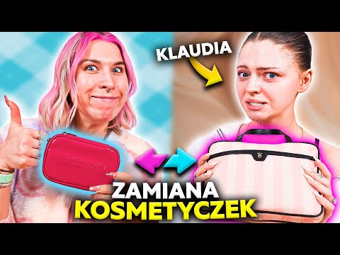 ♦ TAJNE KROKI MAKIJAŻU KLAUDII SADOWNIK! 😱 ZAMIANA KOSMETYCZEK - KLAUDIA i Agnieszka Grzelak Beauty