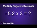 Multiplying Decimals and Understanding Signs