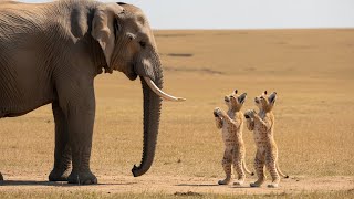 Two Bobcat Cubs Begged an Elephant for Help – What Happened Next Made the World Cry