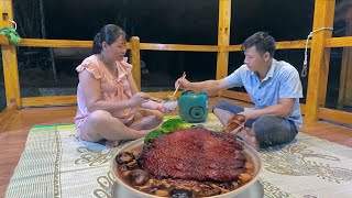 Warm rainy day together: DAU Braised pig's feet with lotus seeds is nutritious for fetuses