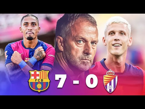 J'ai pas les mots...Hansi Flick😳 😳 😳 Barça vs Valladolid (7-0) - Le debrief / Résumé