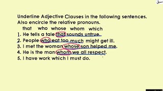 Exercise-Adjective Clause-2