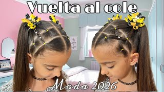 Peinado Rápido y Fácil para que tu Hija Brille en la Escuela 😍