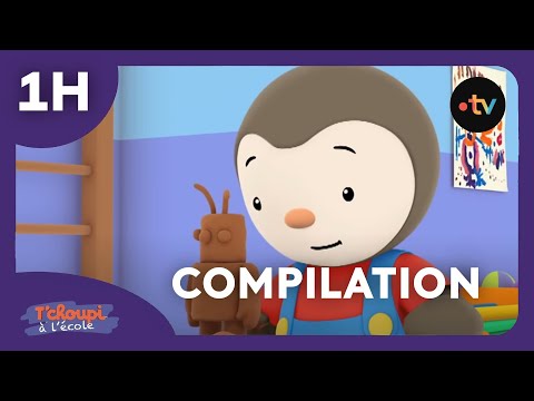 T’Choupi à l’école 🤖 COMPILATION : T'Choupi et les robots et autres épisodes 🤖 1h dessins animés