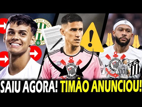 MATIAS ROJAS VIRA ASSUNTO no TIMÃO e VENDA é ANUNCIADA! MEMPHIS x NEYMAR e+