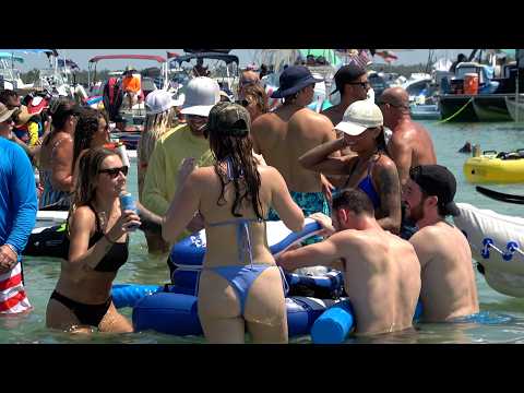 World's Largest Boat Party Boca Grande Sand Bar H20 Festival