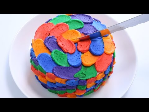 How to make Colorful Poison Cake カワイイモンスターカフェ原宿 カラフルポイズンケーキ