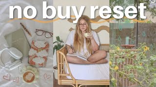 you don’t need to buy anything to feel better today (NO BUY RESET) 🪴🌧️🧺