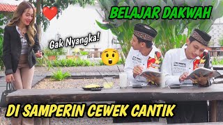 LAGI BELAJAR DAKWAH MALAH DIDATENGIN CEWEK CANTIK ‼️Auto Buyar