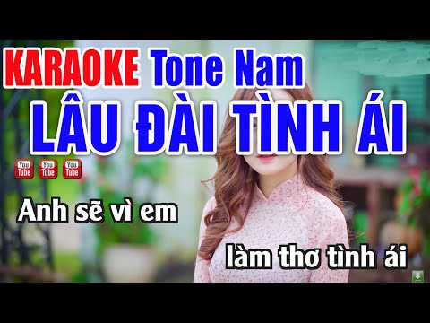 Lâu Đài Tình Ái Karaoke Tone Nam Beat Chuẩn – Nhạc Sống Thanh Ngân