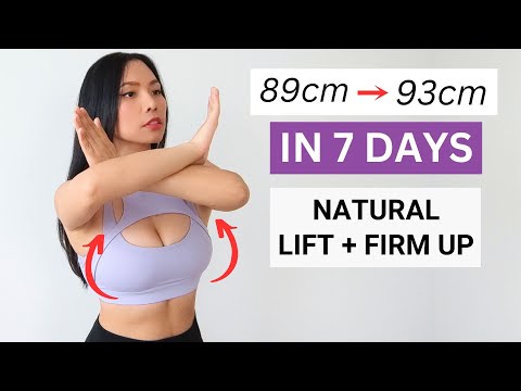 How I lift my breasts up 4 cm in 7 days, intense workout to give your bust-line a natural lift