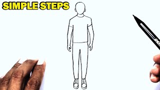 How To Draw A Person Easy | Body Drawing