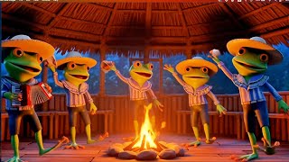 🐸Cinco Ranitas Verdes🐸  | Canciones infantiles | Lunacreciente