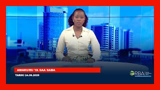AMAKURU YA SAA SABA | TARIKI 24.09.2025