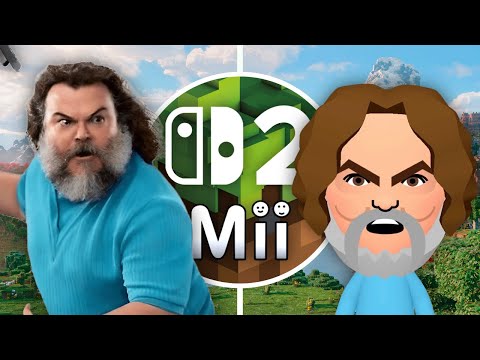 How to Make a Jack Black MINECRAFT Mii on Switch 2!