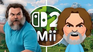 How to Make a Jack Black MINECRAFT Mii on Switch 2!