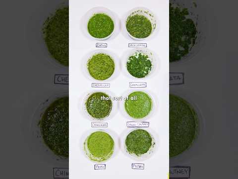 Food Formulas | Green Sauces #cooking #food
