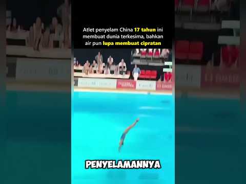 atlet menyelam China membuat dunia terkesima #china #america #usa #olimpiade #shorts