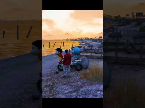 Shinchan Found a Plane Crashed in Water 😱😱In GTA5 Full Fun #rampageboy #gta5 #bommalu