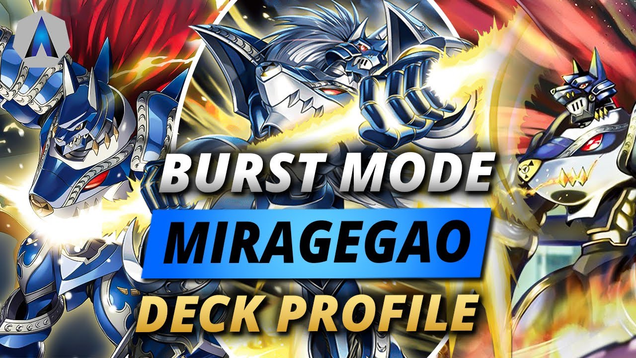 NONSTOP ATTACKS!!! MirageGaogamon Burst Mode Deck & Combo Guide | Digimon Card Game BT13 Format