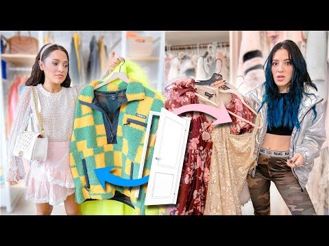 Opposite Twins Swap Closets for a Day