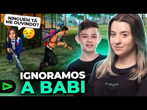 APELAMOS?! IGNORAMOS A BABI NESTA PARTIDA DE FREE FIRE