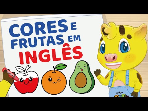 INGLÊS INFANTIL | CORES E FRUTAS EM INGLÊS | APRENDER INGLÊS AMIGO MUMU