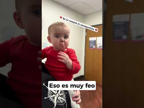 ¿La bebé así le responde a su papá? 😳❤️