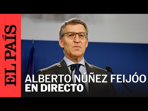 DIRECTO | Declaración institucional de Alberto Núñez Feijóo | EL PAÍS