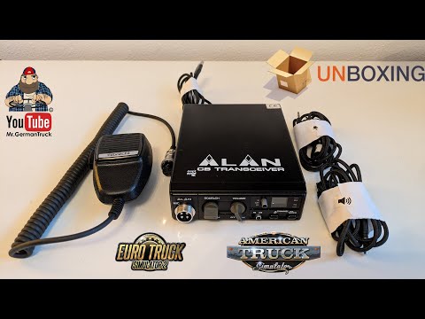 Echtes Funkgerät mit allen Funktionen *Truckers MP & SCS Convoy ready Unboxing + Test Video*