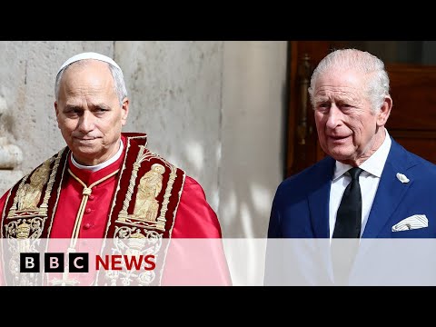 YouTube video thumbnail: King Charles Becomes First Head of Church of England to Pray With Pope