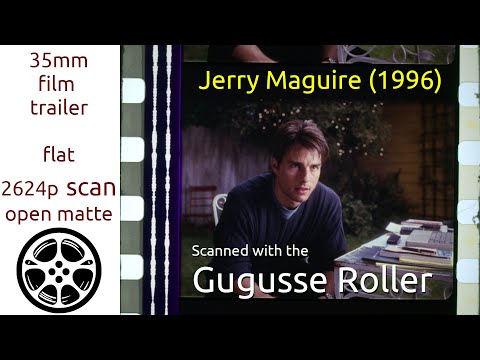 Jerry Maguire (1996) 35mm film trailer, flat open matte, 2624p