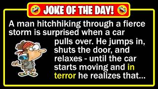 🤣 BEST JOKE OF THE DAY! - "Hitchhiker" A Hitchhiker, a Storm, and a Big Mistake...