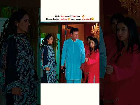 Main Sara nahi Zara hu🔥These twins rocked💥everyone shocked😲Judwaa #Judwaaep #AinaAsif #AdnanRazaMir