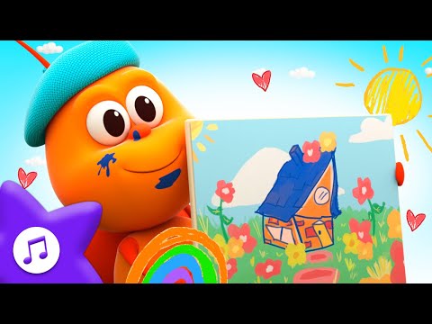 Pintemos una Casa 🎨🏠 Para Bebés 🌈 CANCIÓN INFANTIL | Bichikids en español