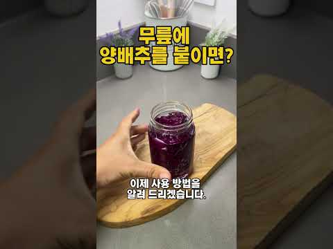 무릎에 양배추를 붙이면? #shorts #꿀팁 #생활꿀팁 #정보 #지식 #이슈