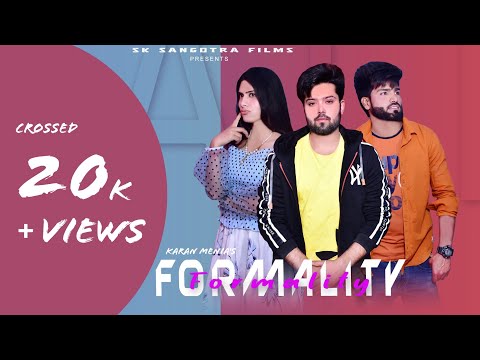 81928 Formality Full Video Song Karan Menia Sk