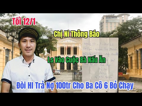 Tối 12/1 Nóng Ls Vào Cuộc Vụ Bà Nấu Ăn Đòi Hl Trả Nợ 100tr Ông 5 Mẹ Con Cô 6 Có Liên Quan