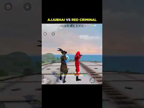 RED CRIMINAL vs AJJUBHAI Factory Only Challenge - Garena Free Fire #Shorts #Short