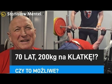 70 lat, 200kg W WYCISKANIU, TO MOŻLIWE?! *Stanisław Mentel