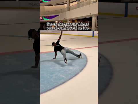 Dangerous things you should avoid on ice #iceskating #skating #skate #hockey #figureskating