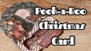 Peek a boo Christmas card