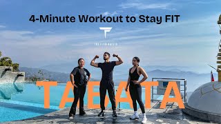 Daily 4-Minute Workout to Stay FIT | TABATA | FITOLOGISTS