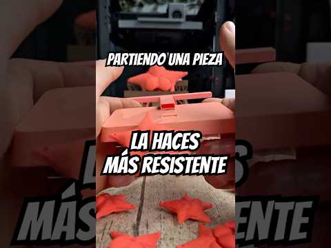 Piezas impresas irrompibles - Partiendo una pieza a la mitad, la podes hacer irrompible