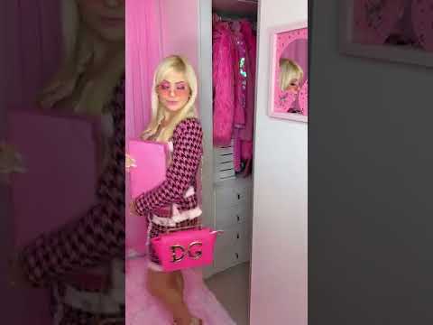 Montando um look de patricinha! TUDO ROSA! #shorts